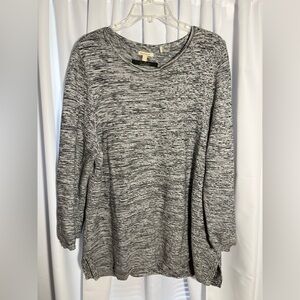 BARBOUR SAM HEUGHAN Livingstone Grey Cotton Sweater size 14